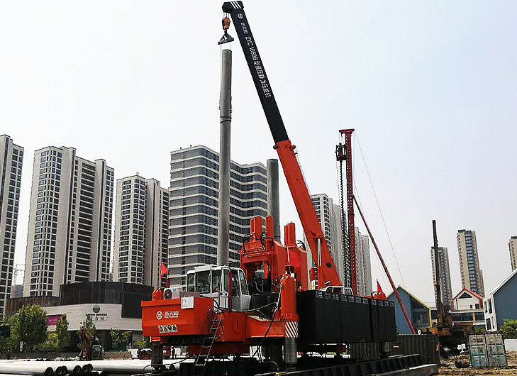ZYC1060B型桩机施工照(2020.4.12杭州)